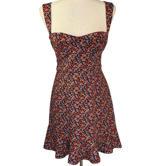 Anthropologie Hutch Ditsy Floral Corset Mini Dress - Picture 12 of 15